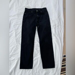 COS Straight Leg Black Jeans